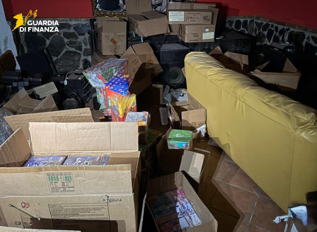 sequestro fuochi d'artificio