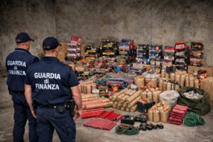 sequestro fuochi d'artificio gdf