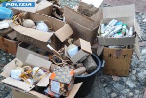 sequestro materiale esplosivo