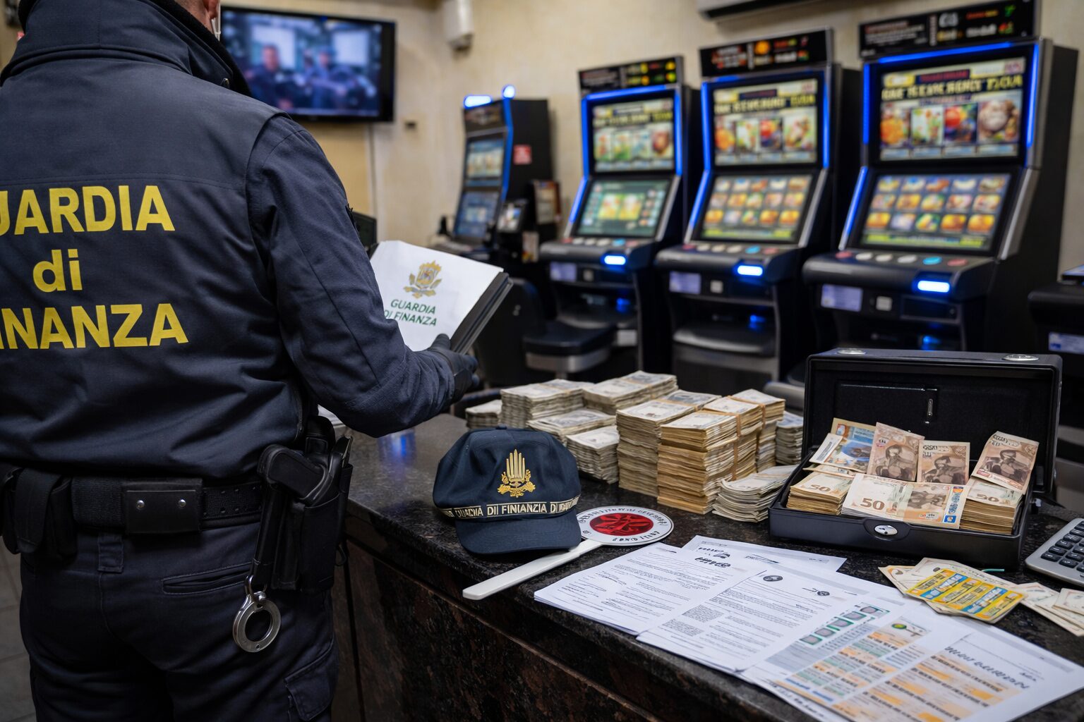 slot machine guardia di finanza