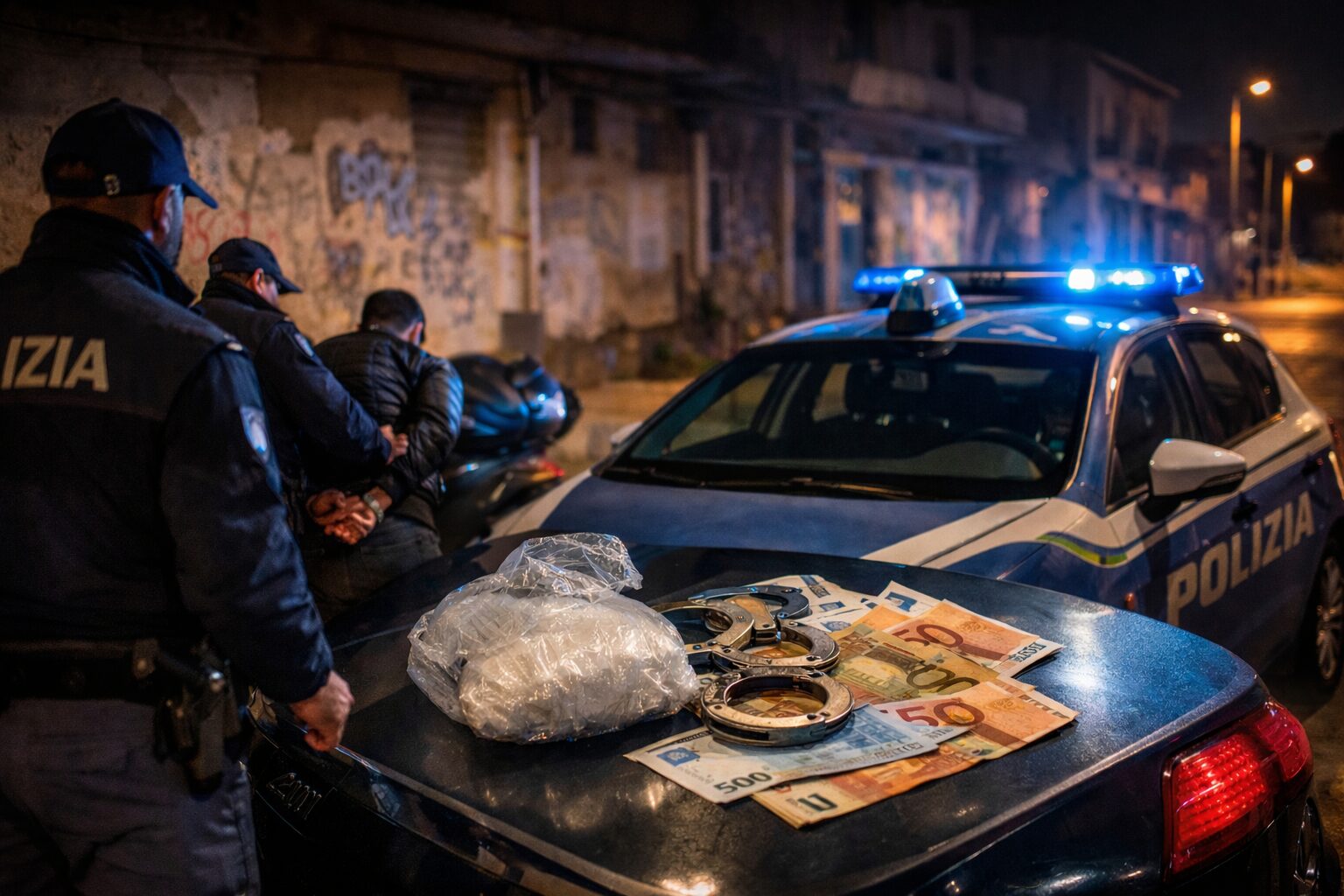 spaccio droga polizia