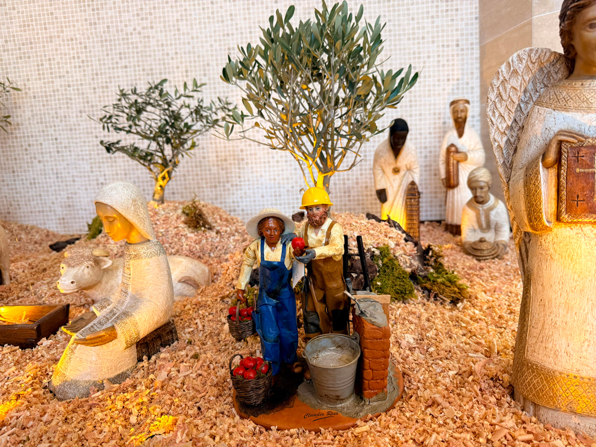 statua presepe coldiretti