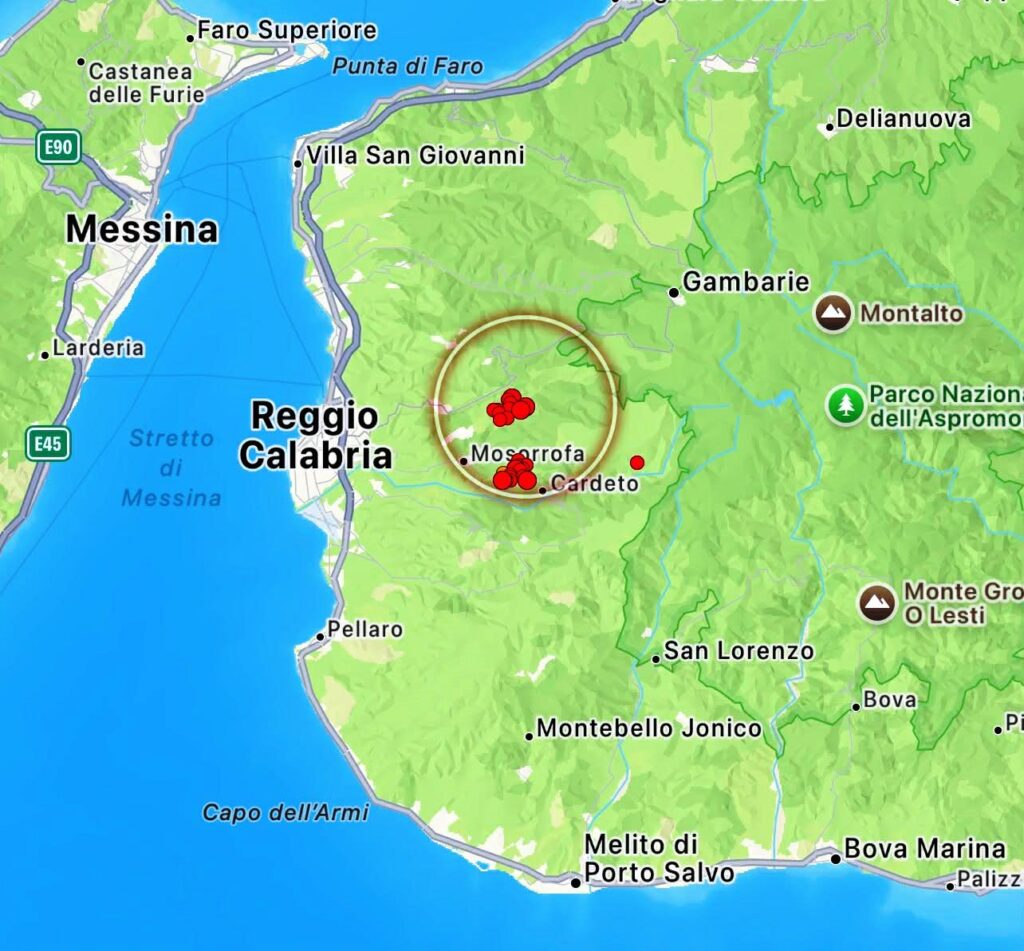 terremoto reggio calabria