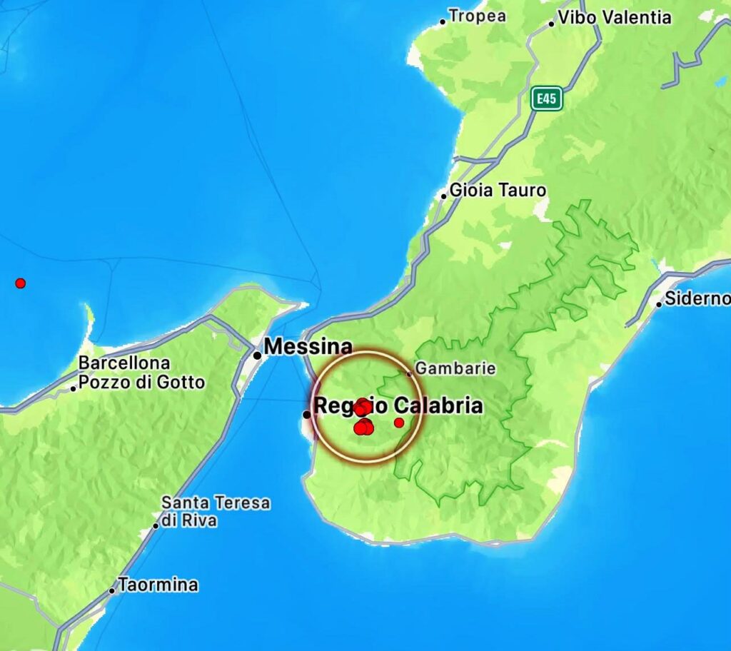 terremoto reggio calabria