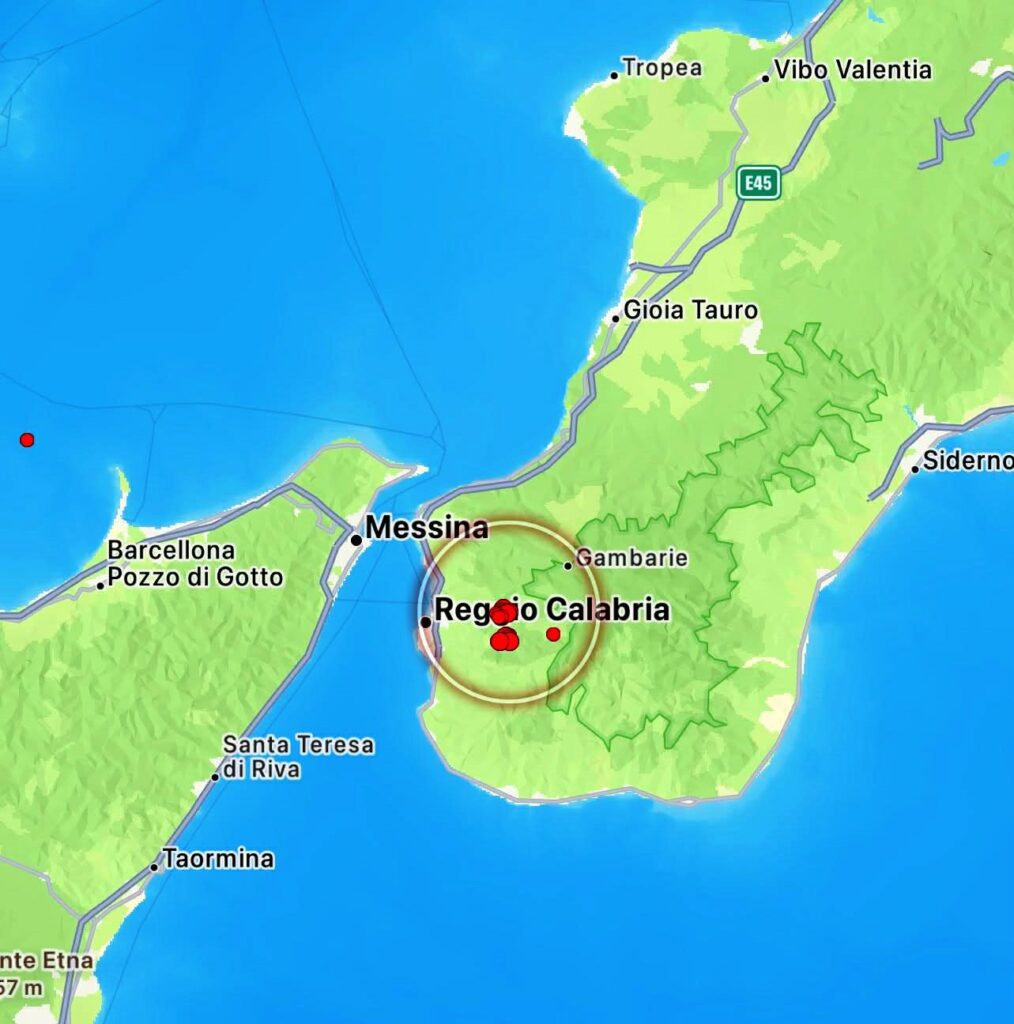terremoto reggio calabria