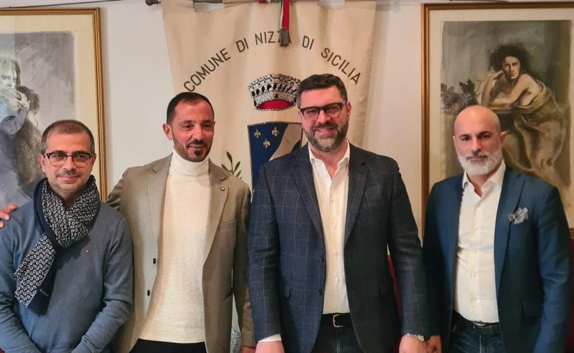 vicesindaco Nocifora, il sindaco Briguglio, l’on. Antonio De Luca e il consigliere Domenico Santisi