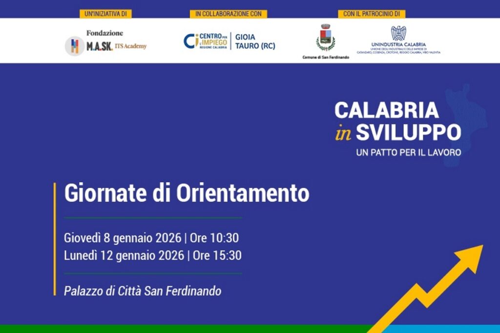 Calabria in Sviluppo 8 gennaio 2026