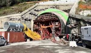 Cantiere raddoppio ferroviario Fiumefreddo - Giampilieri