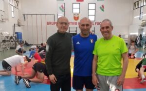 Cavallo e Spanò lotta libera