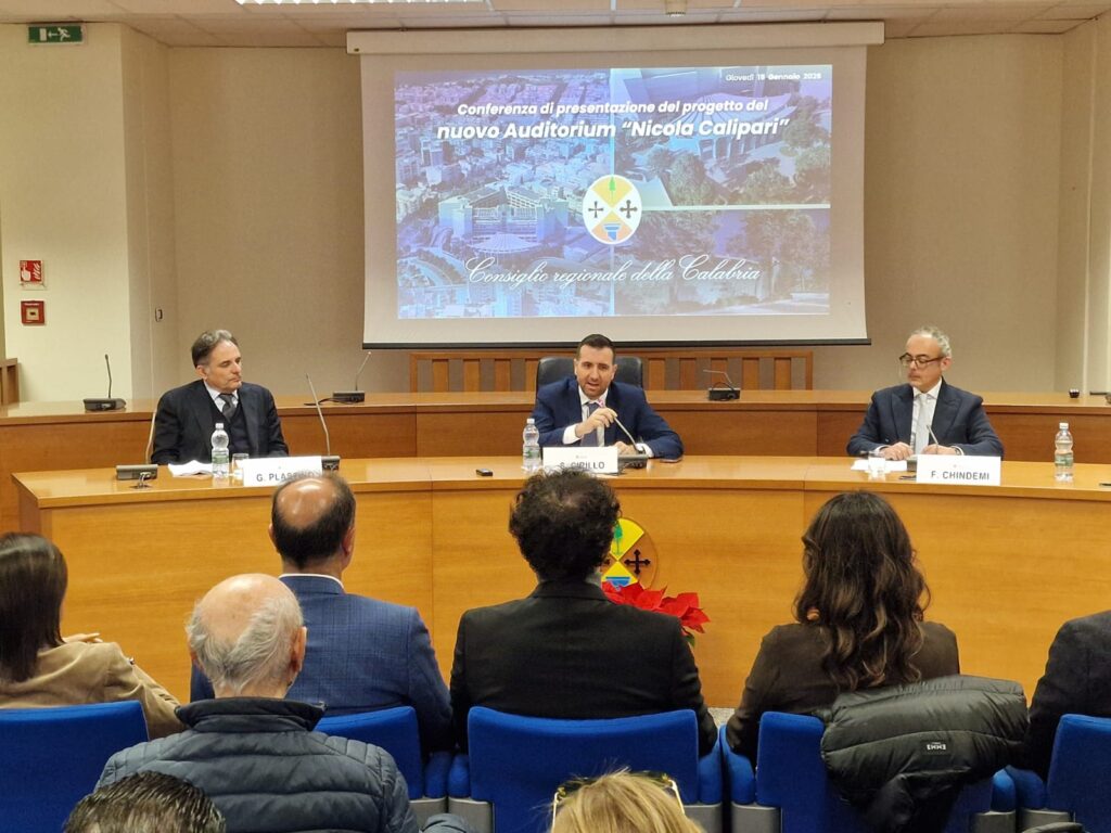 Conferenza Stampa nuovo auditorium Calipari