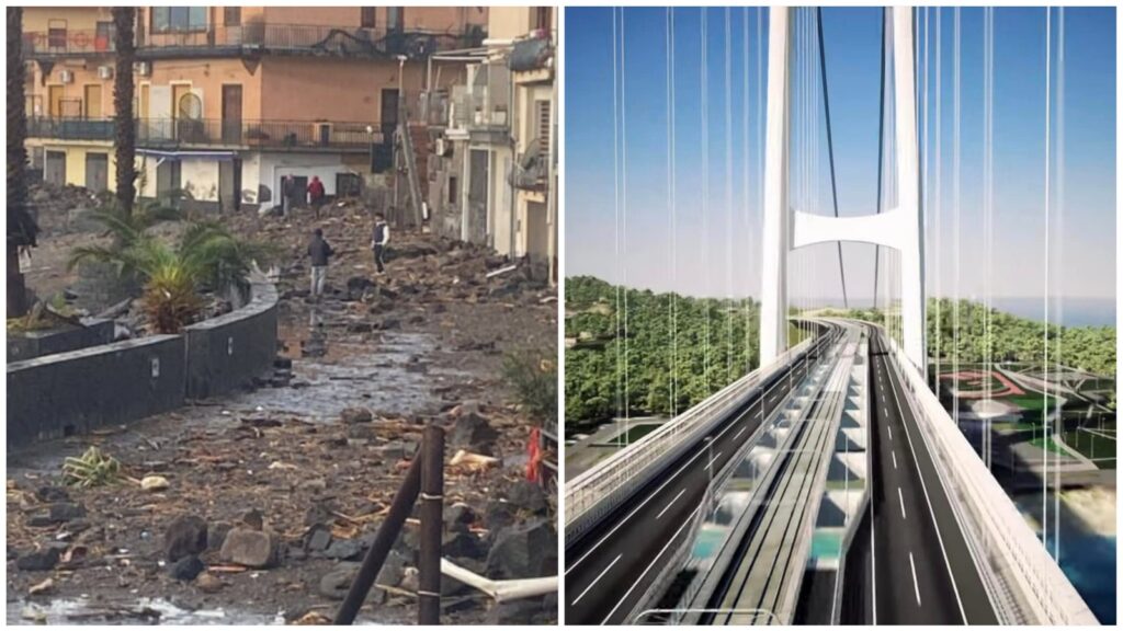 Danni maltempo Sicilia e Ponte sullo Stretto
