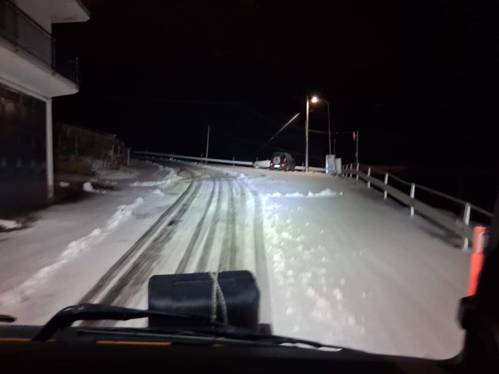 Emergenza neve messina