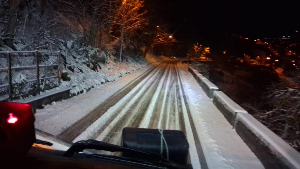Emergenza neve messina