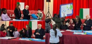 I bambini danno voce a San Cristoforo
