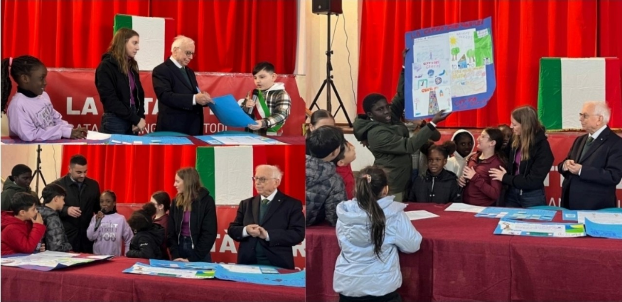 I bambini danno voce a San Cristoforo