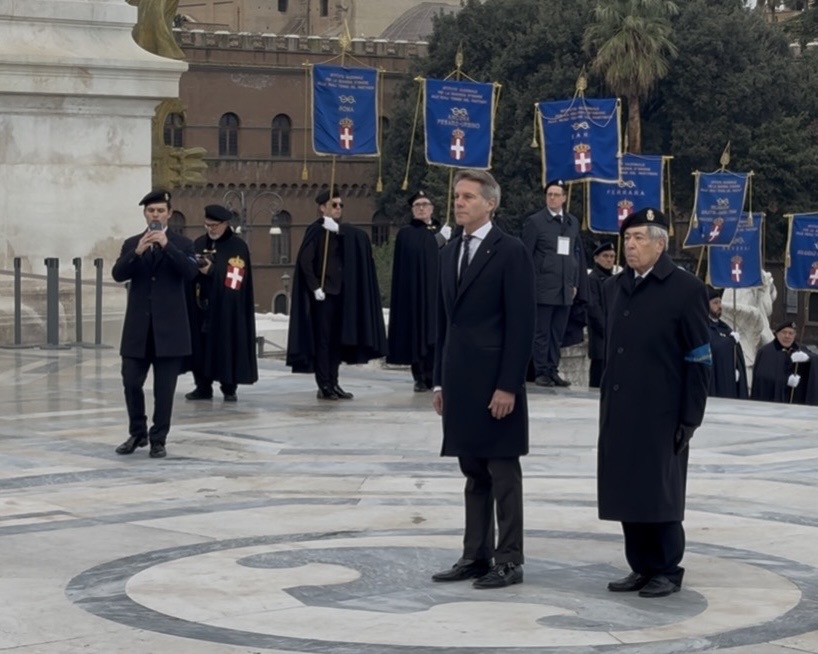 La Delegazione di Messina dell’INGORTP a Roma per il 148º anniversario della fondazione dell’Istituto