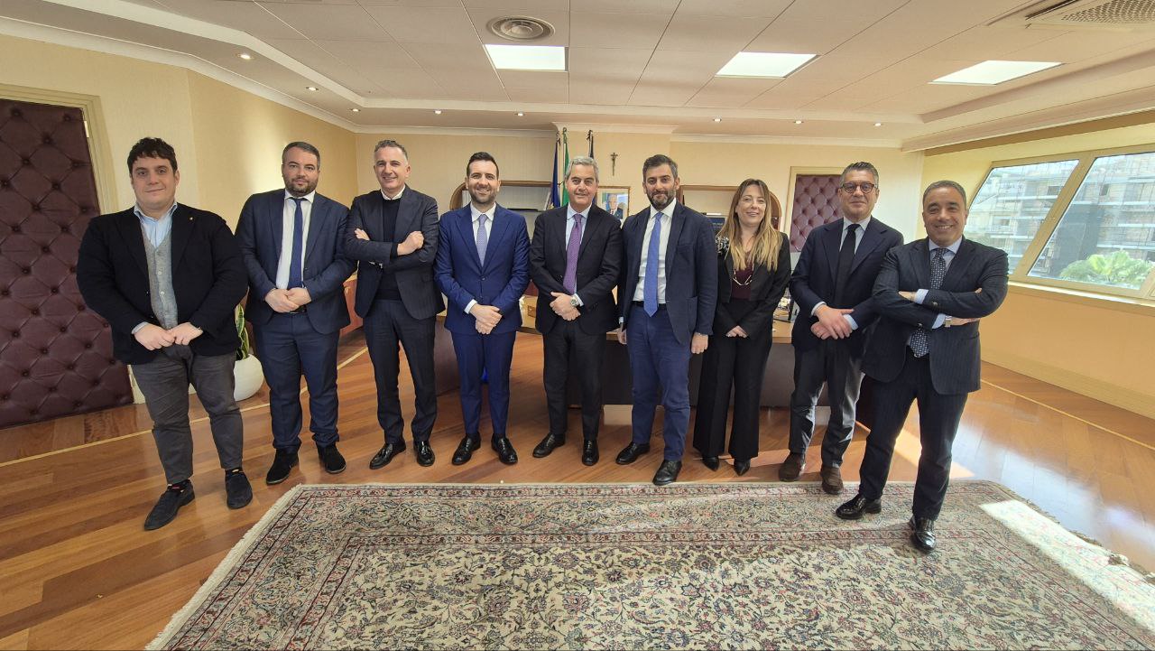 Il presidente Cirillo con i presidenti di commissione