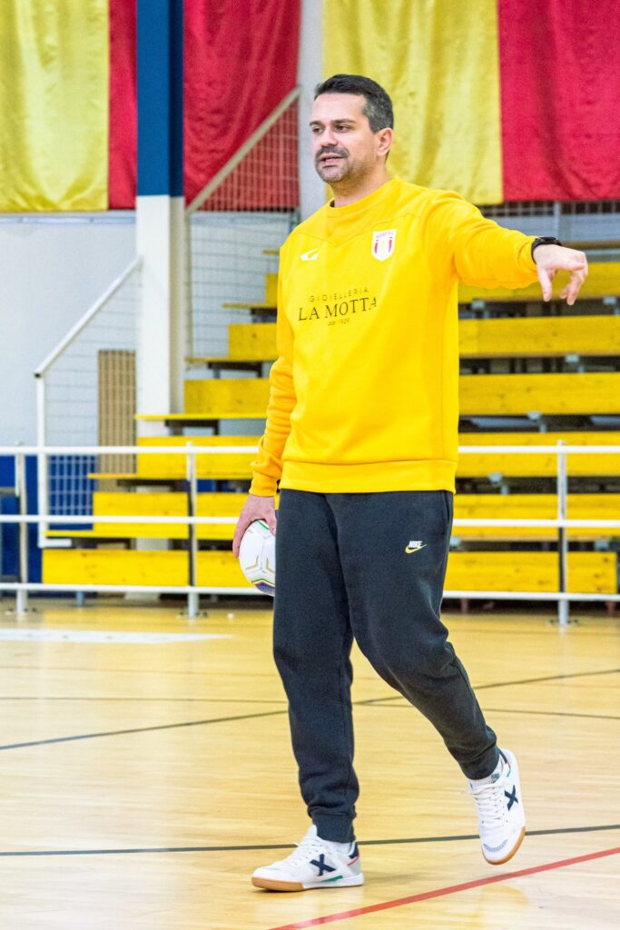 Il tecnico Giuseppe Fiorenza (MESSINA FUTSAL)