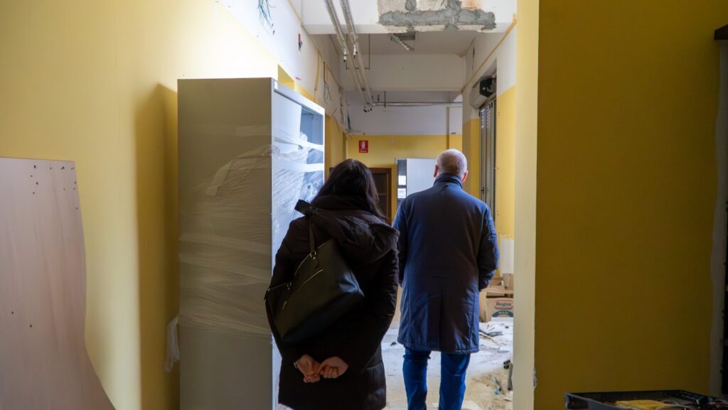 Lavori scuola Nostro Repaci Villa San Giovanni
