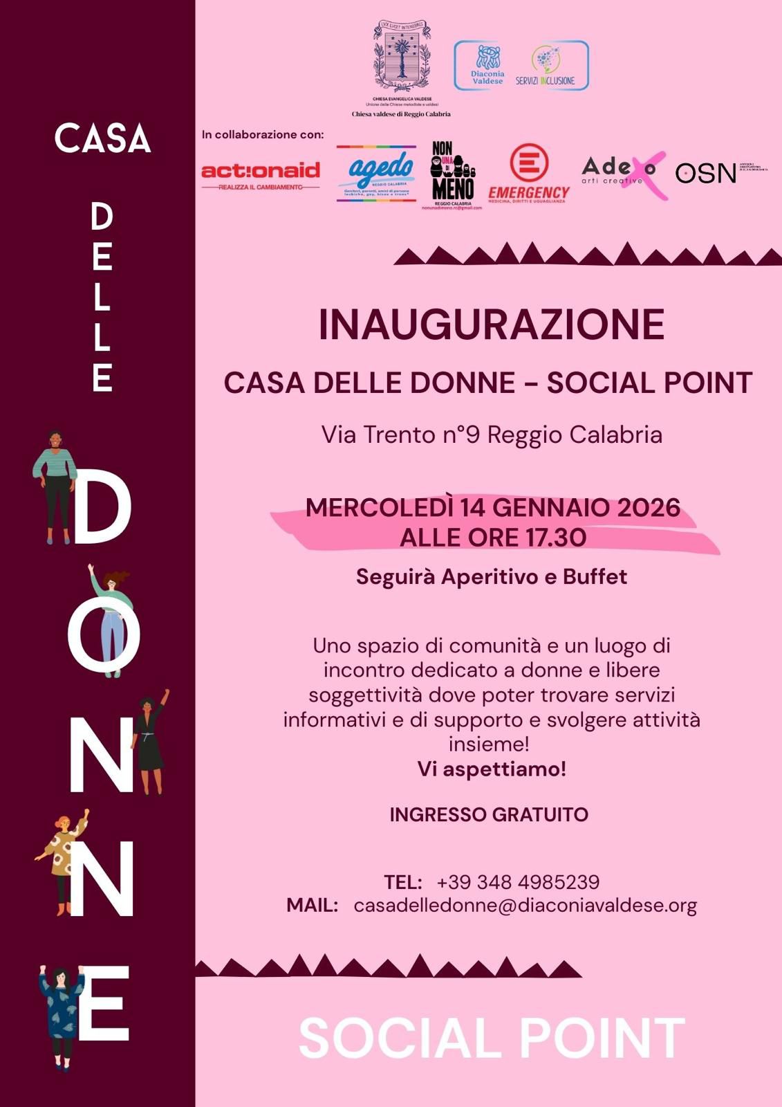 Locandina Casa delle donne
