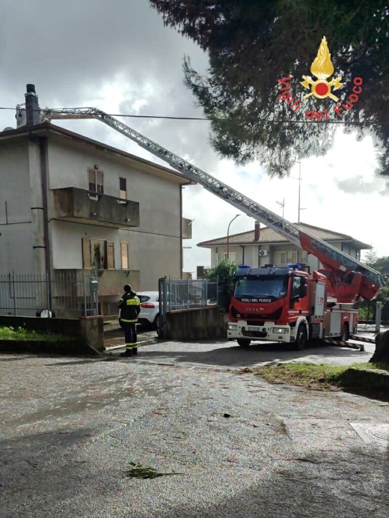 Maltempo intervento Vigili Fuoco Calabria