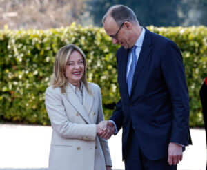Giorgia Meloni e Friedrich Merz