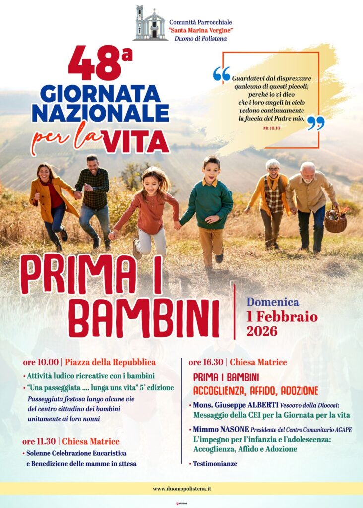 POLISTENA Giornata della Vita 2026 Parrocchia