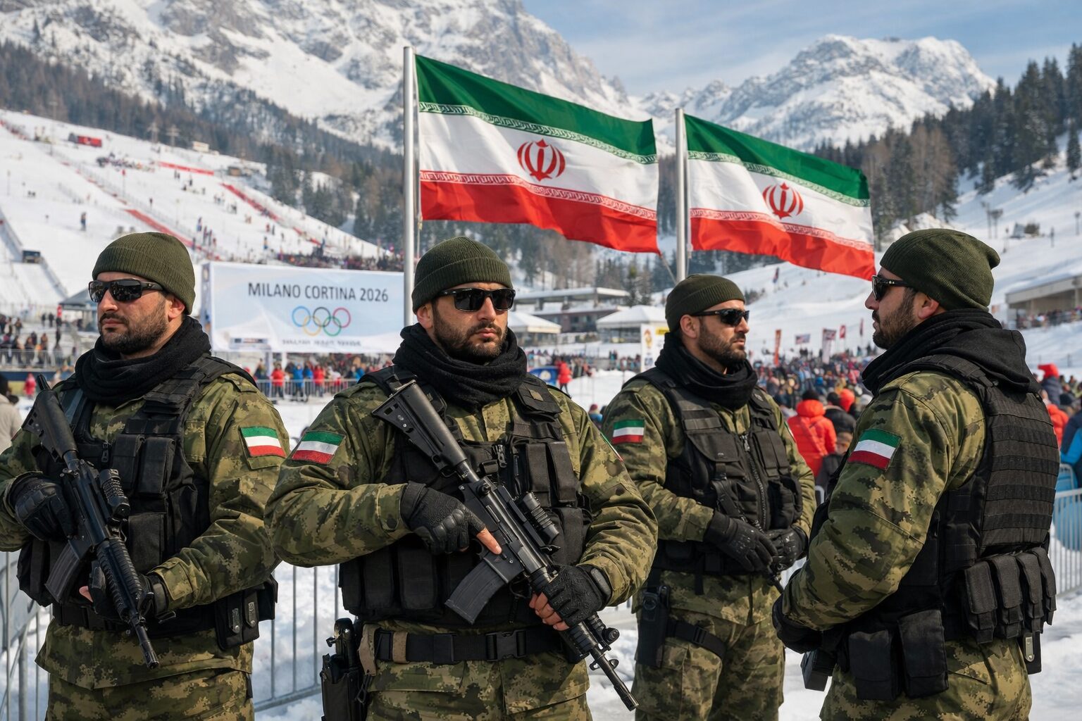 Pasdaran Olimpiadi Milano-Cortina 2026