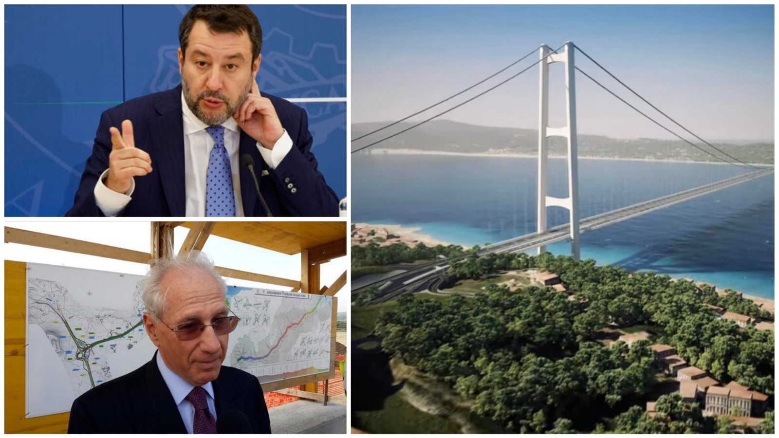 Ponte sullo Stretto Salvini Ciucci