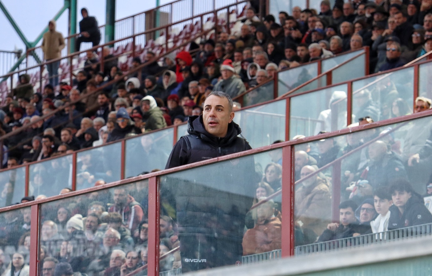 Reggina-Vibonese torrisi squalificato in tribuna