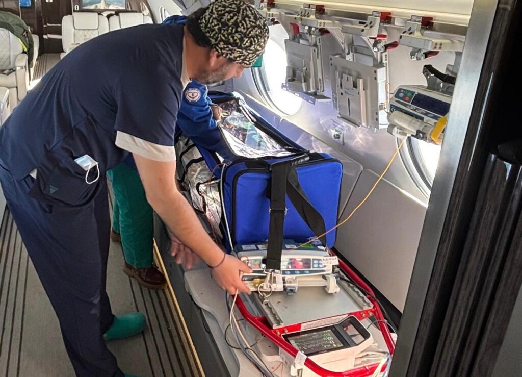 Soccorso medico da Catania a Roma