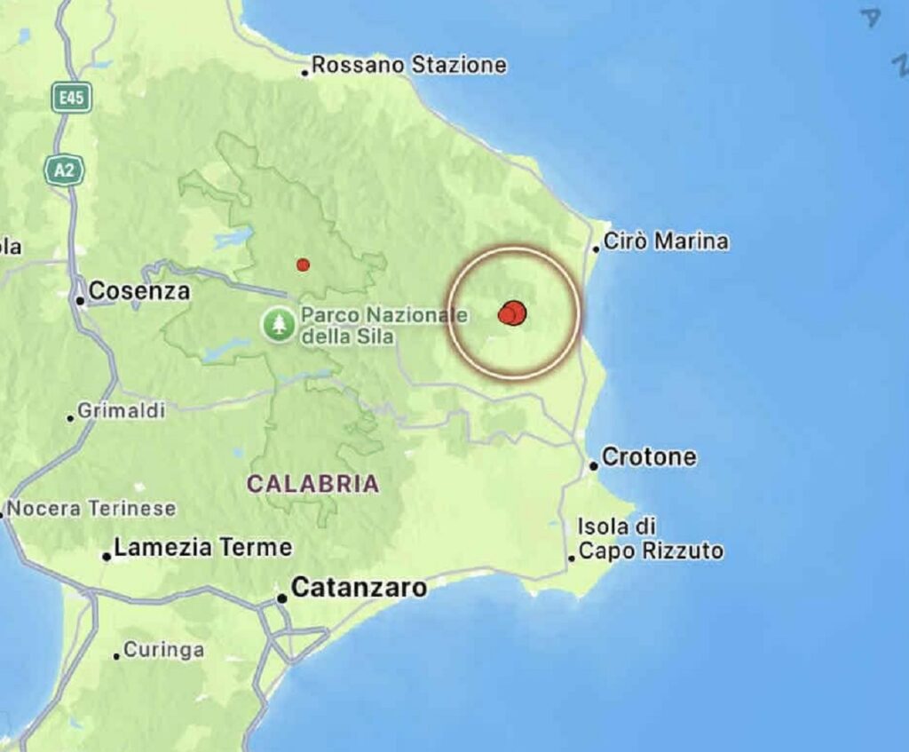 Terremoto Crotone