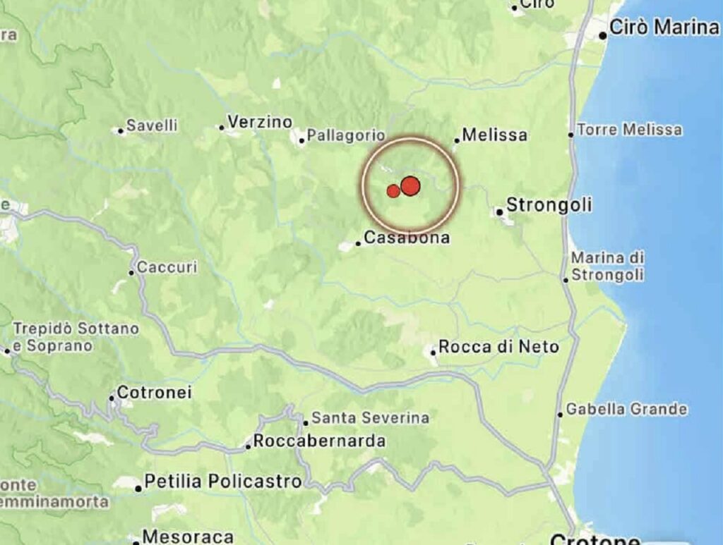 Terremoto Crotone