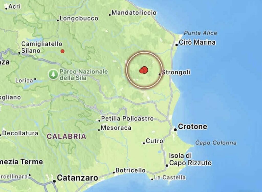 Terremoto Crotone