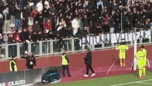 Trapani-Sorrento contestazione