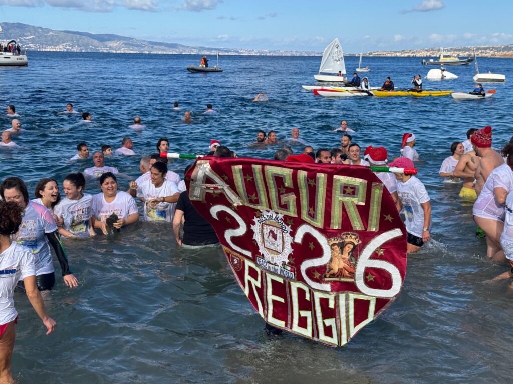 Tuffo Capodanno 2026 Falcomatà