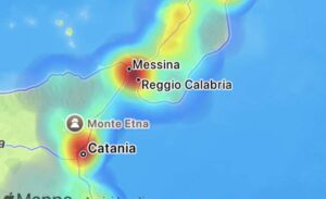 Terremoto Calabria e sicilia