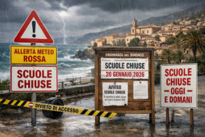 Scuole chiuse 20 gennaio