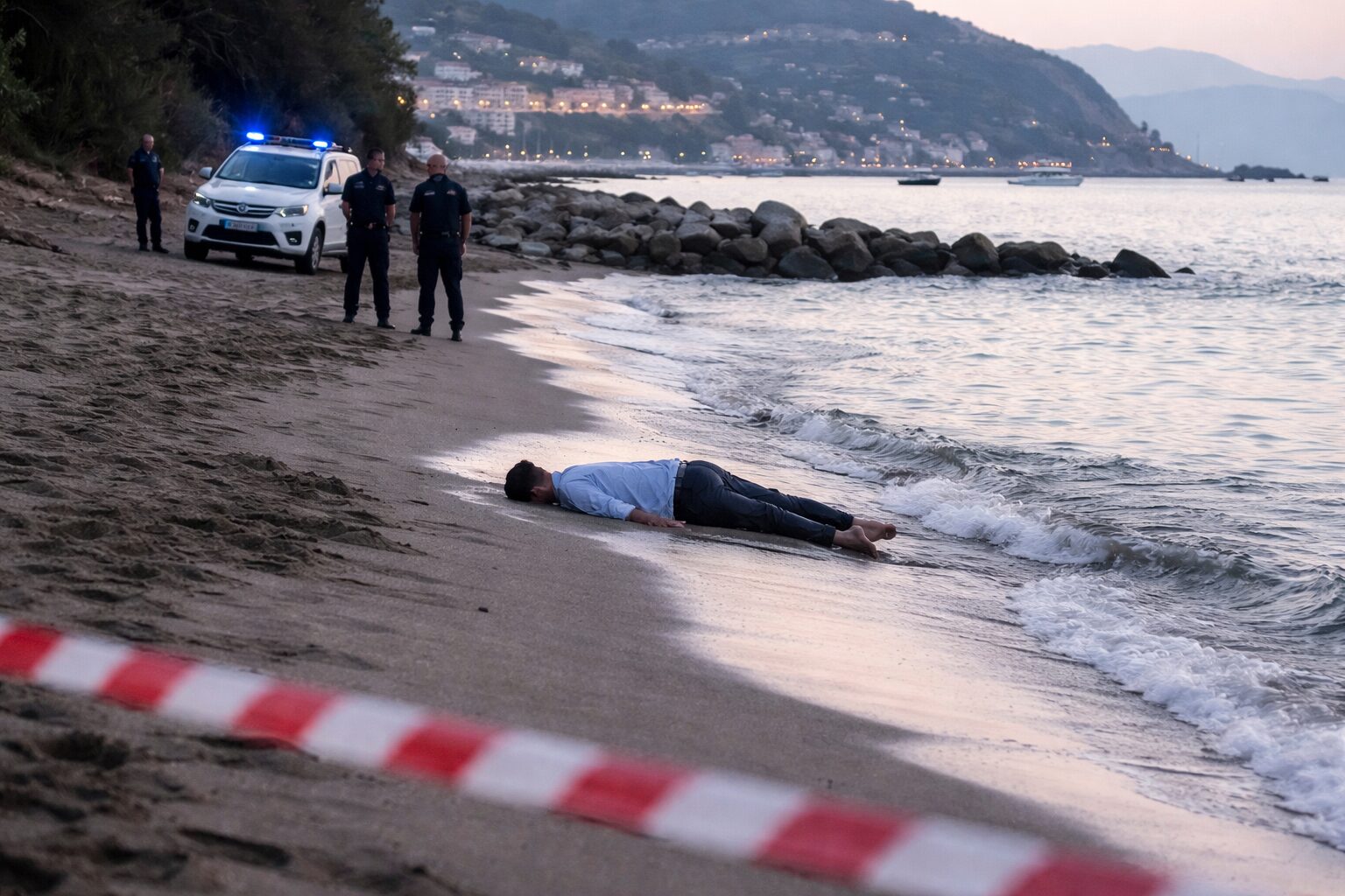 cadavere spiaggia