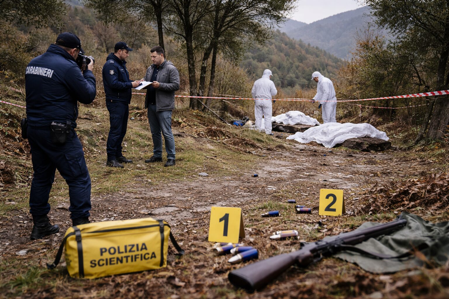 cadaveri cacciatori trovati sui nebrodi