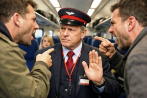 capotreno aggredito verbalmente
