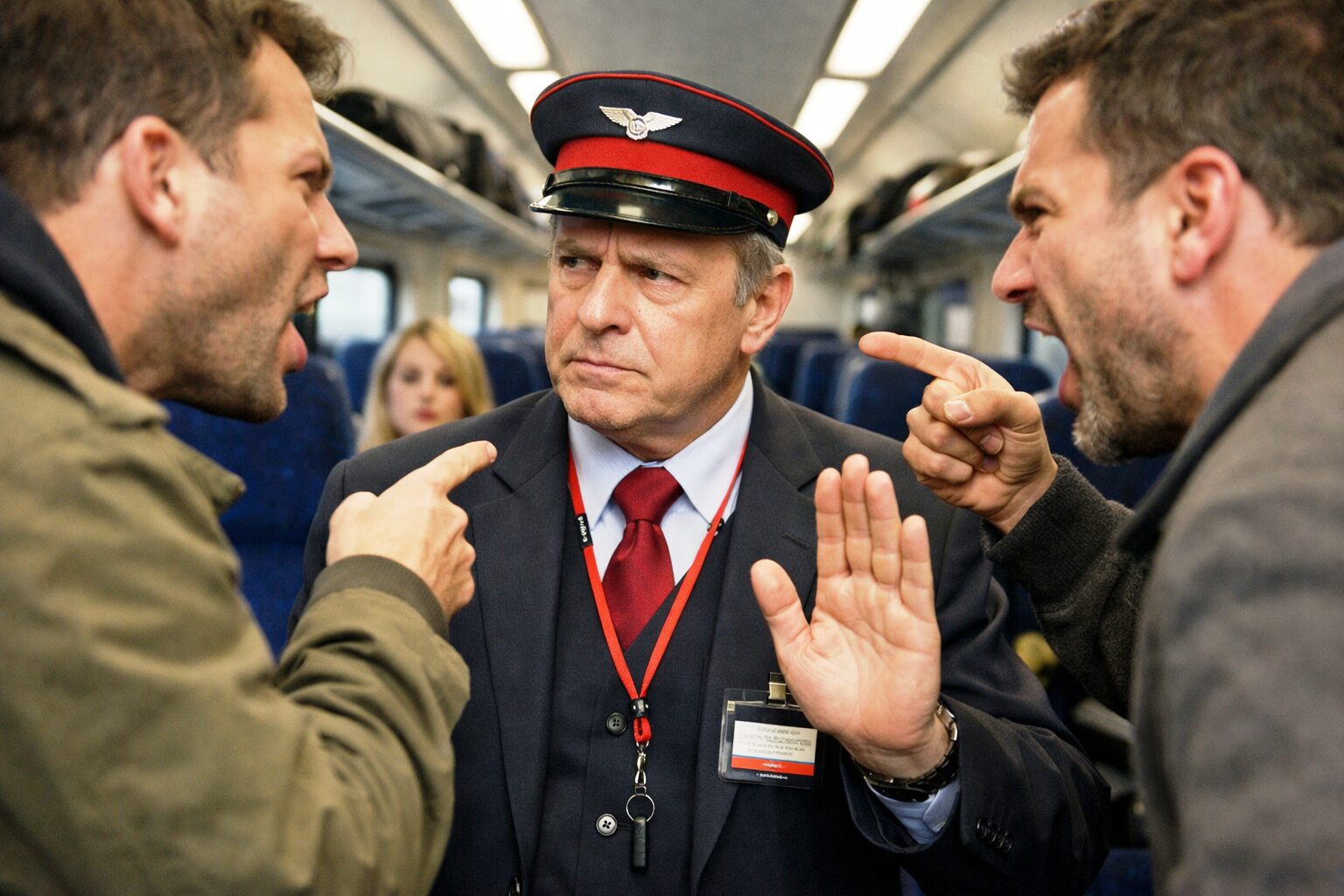 capotreno aggredito verbalmente