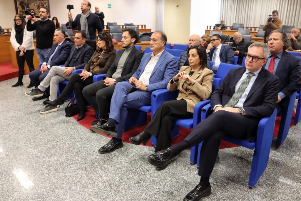 conferenza stampa nuovo auditorium calipari