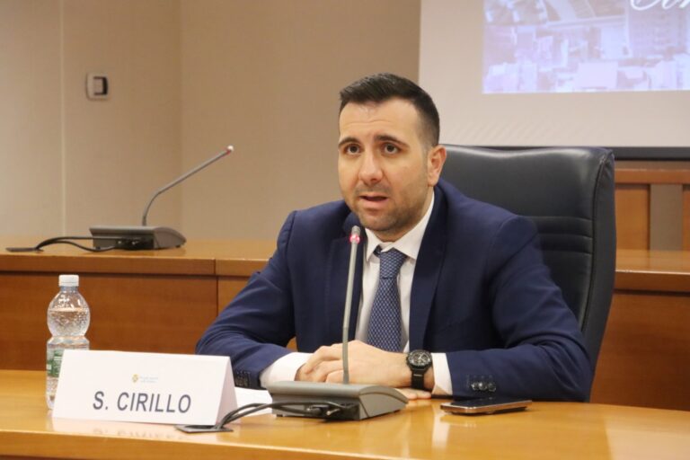 conferenza stampa nuovo auditorium calipari Cirillo