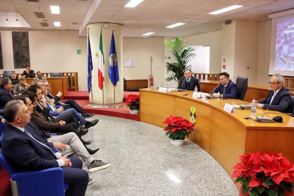 conferenza stampa nuovo auditorium calipari