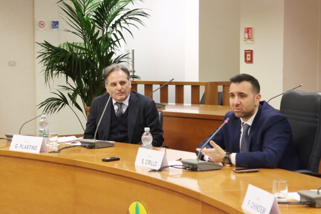 conferenza stampa nuovo auditorium calipari