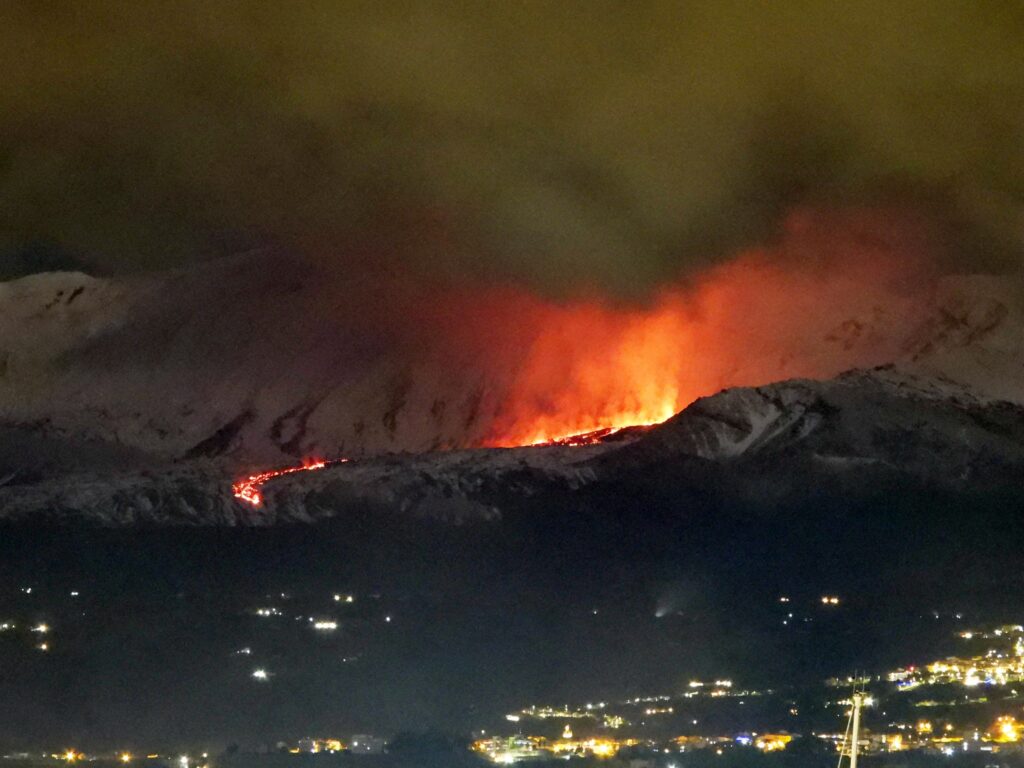 eruzione Etna