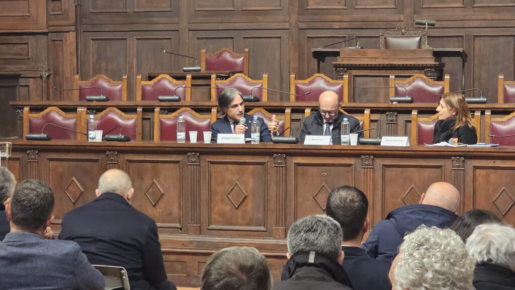 falcomatà all'incontro su alta velocità a napoli