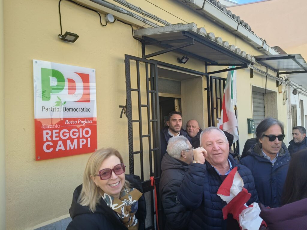 inaugurazione circolo pd reggio campi