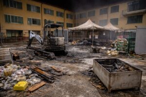 incendio scuola